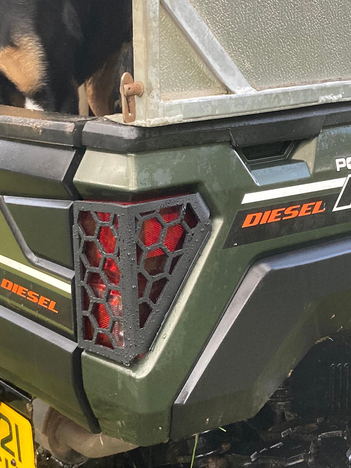 Polaris Ranger Diesel/1000XP Aluminium light guards